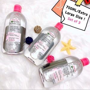(3) GARNIER SKINACTIVE MICELLAR CLEANSING WATER
